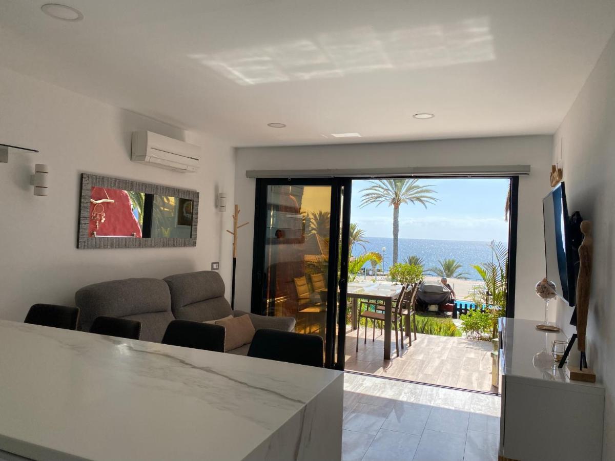 First Beachline Deluxe With Garden And Terrasse In Sun Club San Bartolome de Tirajana  Exterior photo